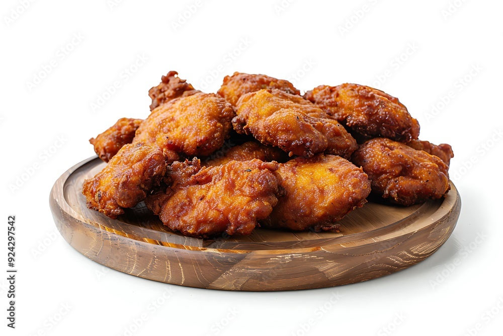Plate of tasty Xacuti with on white background.