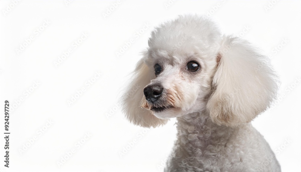 トイプードルのポートレート(Toy Poodle portrait on white background)
トイプードルのポートレート(Toy Poodle portrait on white background)