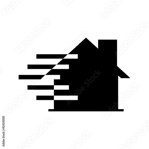 house construction and renovation, real estate developer icon vector