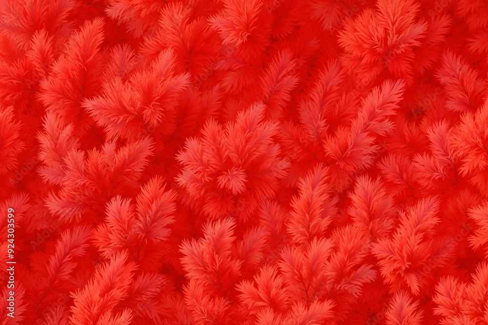 Close-up of vibrant red feathery texture, creating an abstract and eye-catching background. Ideal for themes of warmth, passion, energy, and texture. Close-up of vibrant red feathery texture, creating an abstract and eye-catching background. Ideal for themes of warmth, passion, energy, and texture.