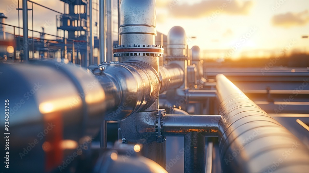 landfill gas collection system, with pipes and vents capturing methane, bright daylight, managed and renewable atmosphere landfill gas collection system, with pipes and vents capturing methane, bright daylight, managed and renewable atmosphere