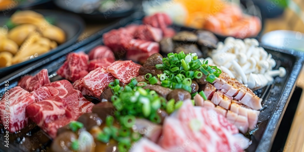 Grilled Japanese Shabu Shabu Cuisine Grilled Japanese Shabu Shabu Cuisine