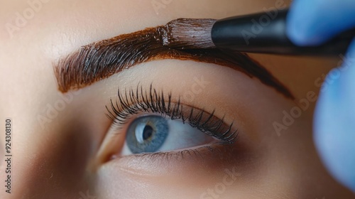 Eyebrow Tinting Procedure photo