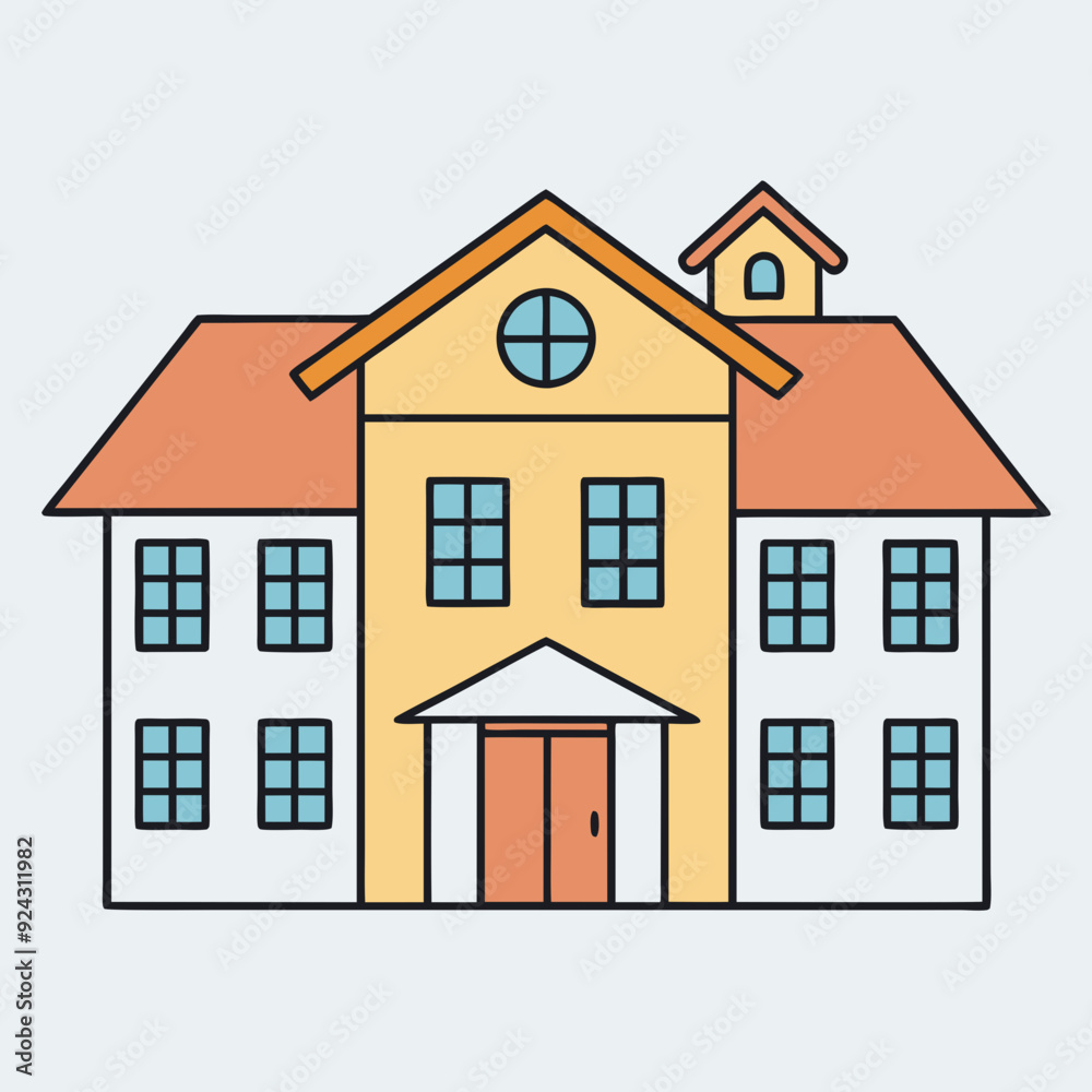 house isolated on white, house vector illustration, Two story house vector art, house silhouette, house vector icon, bilding cartoon line art, eps house isolated on white, house vector illustration, Two story house vector art, house silhouette, house vector icon, bilding cartoon line art, eps