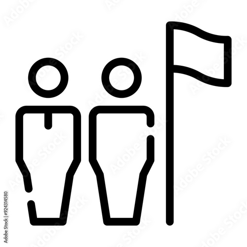 mentorship line icon