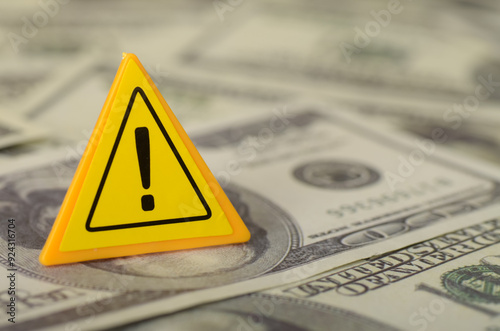 The image depicts a cautionary message about the potential dangers associated with money, urging viewers to exercise prudence in financial matters. photo