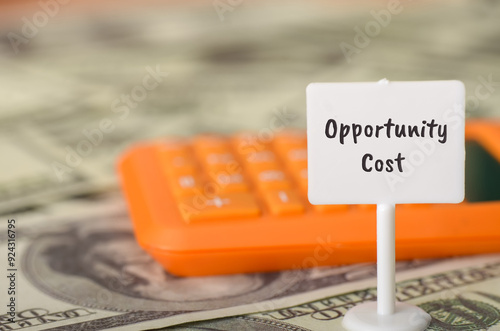 Opportunity cost is the value of the next best alternative that you give up when making a choice. It's essentially the cost of missing out on the benefits of the next best option. photo