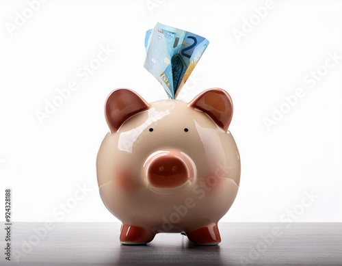 Piggy Bank with Money