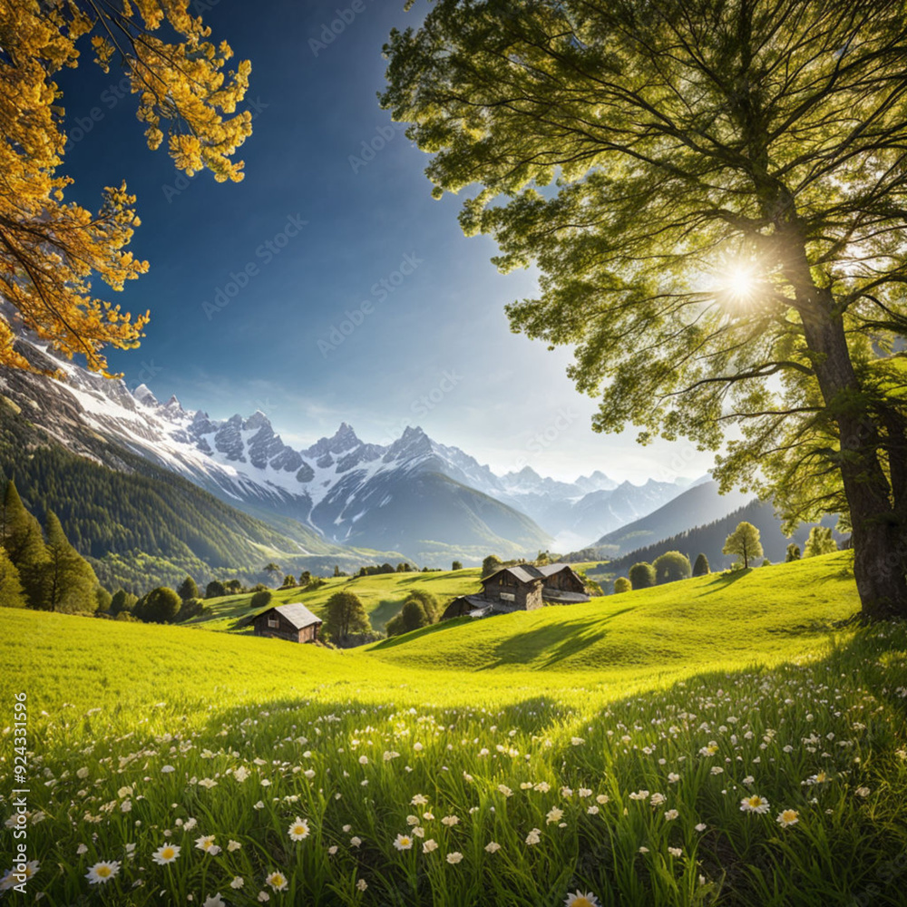 Beautiful pictures of Switzerland with natural scenery Beautiful pictures of Switzerland with natural scenery