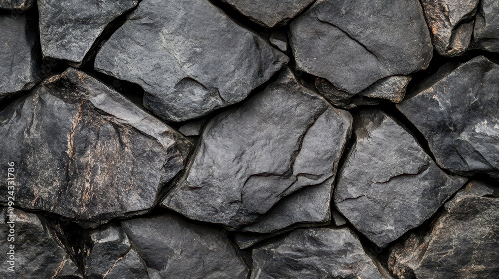 Fototapeta premium Dark Stone Wall Texture.