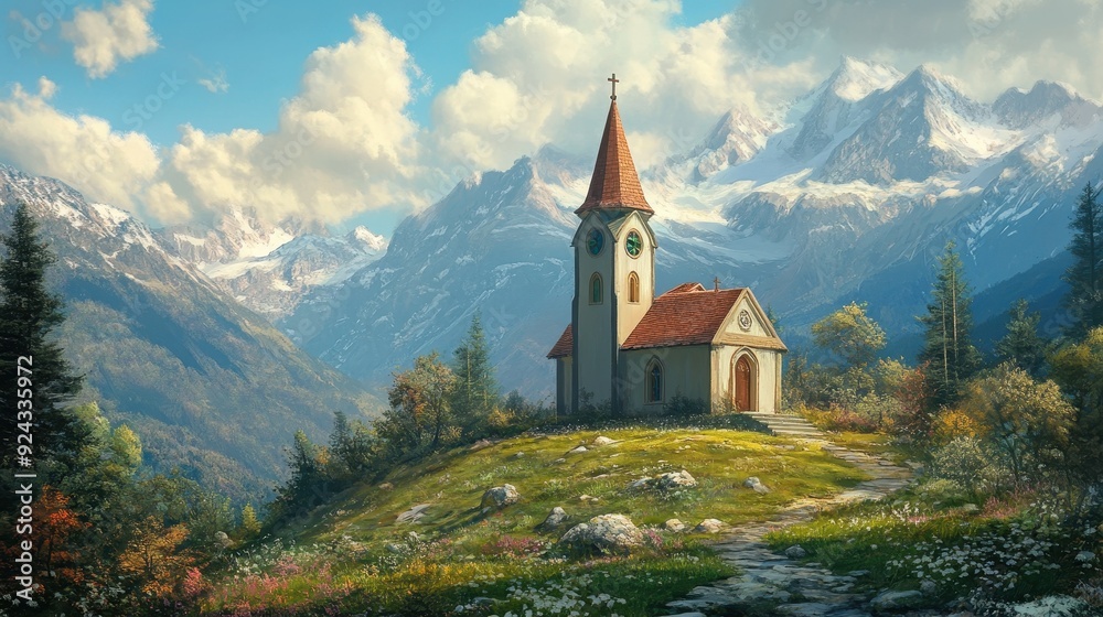 Church in the Mountains. Church in the Mountains.