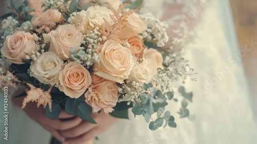 Vintage toned bouquet with a dreamy aura - A soft-toned bouquet creates a nostalgic and romantic atmosphere, perfect for elegant artistic expression