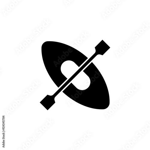 kayak concept line icon. Simple element illustration. kayak concept outline symbol design.