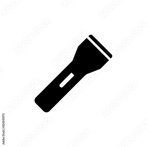 flashlight concept line icon. Simple element illustration. flashlight concept outline symbol design.