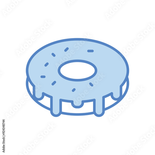 Doughnut vector icon