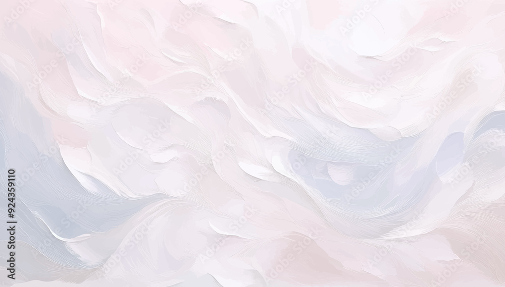 Obraz premium 薄いくすんだピンクグレーの水彩画 抽象的なマーブル模様の背景