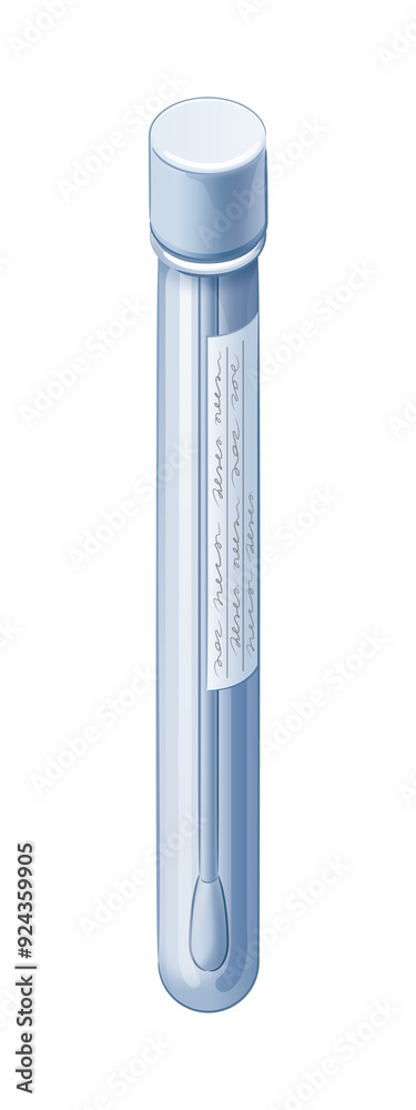 スワブの入った検体容器