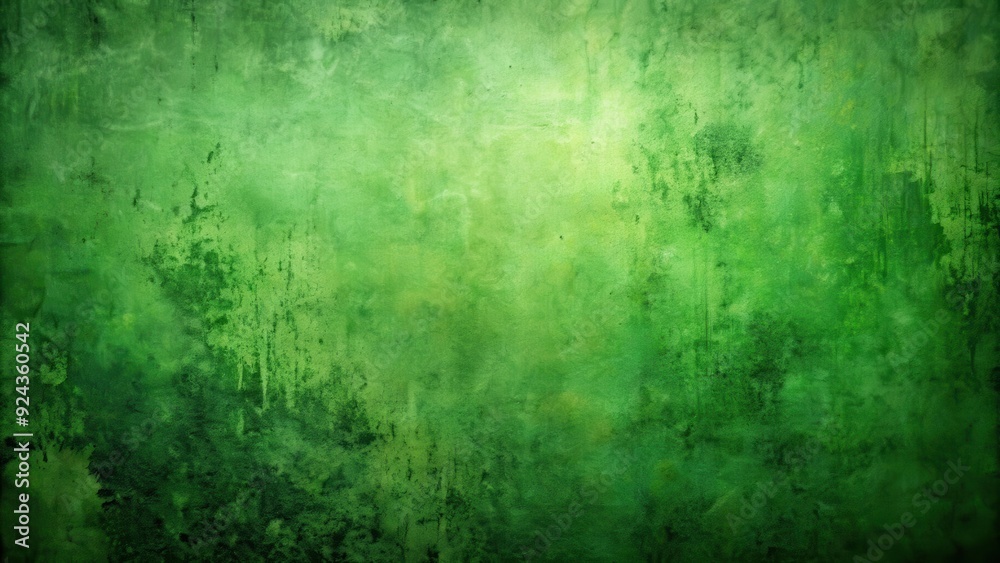 Fototapeta premium Abstract grunge background in shades of green on a wall, grunge, background, abstract, textured, distressed, green, dirty, rough