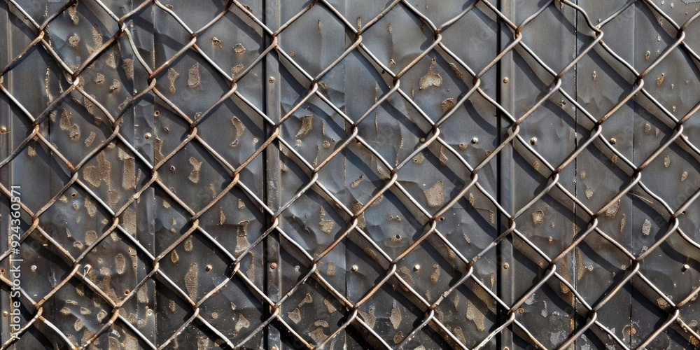 Fototapeta premium Serene White Fence. Tranquil garden theme concept