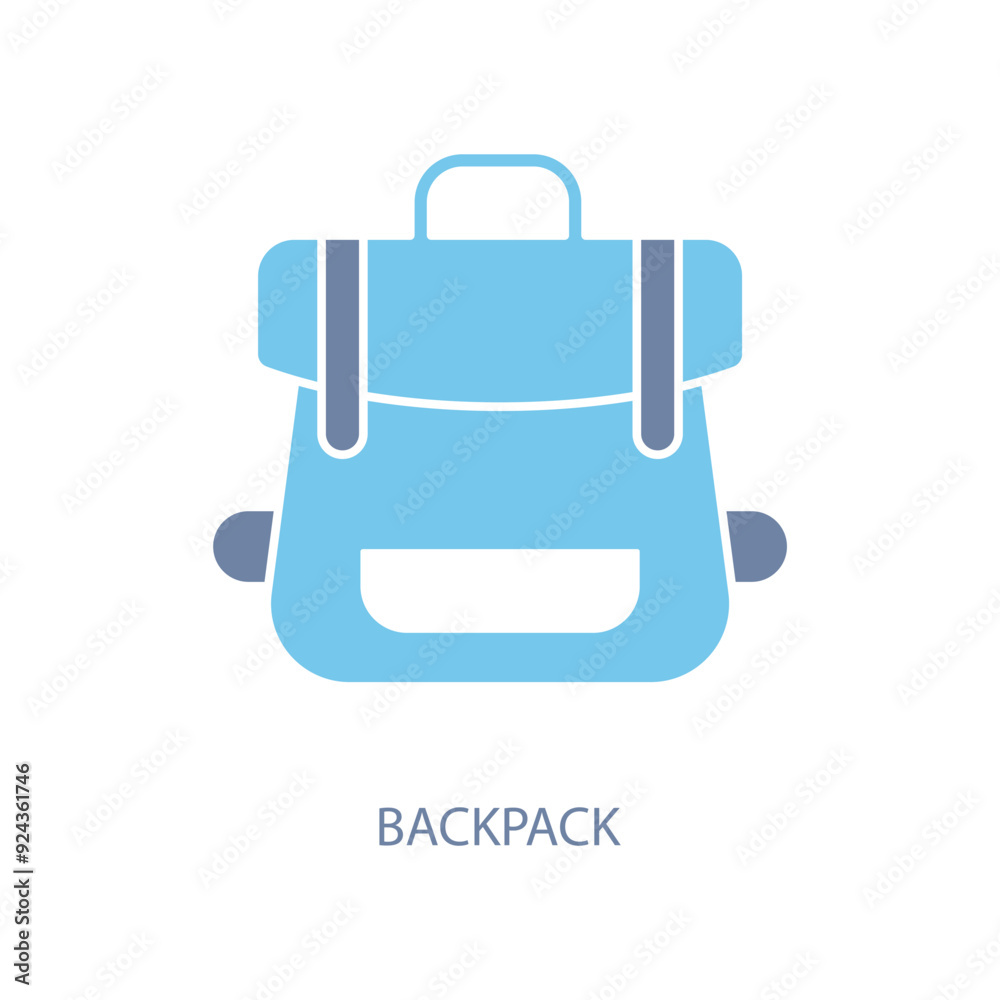 backpack concept line icon. Simple element illustration.backpack concept outline symbol design.
backpack concept line icon. Simple element illustration.backpack concept outline symbol design.