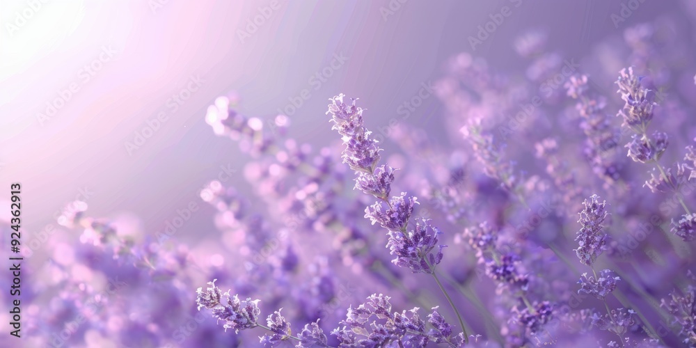 Serene Lavender Dream. Tranquil and soothing concept Serene Lavender Dream. Tranquil and soothing concept