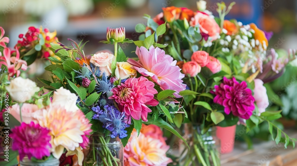 custom made wallpaper toronto digitalA flower arranging class