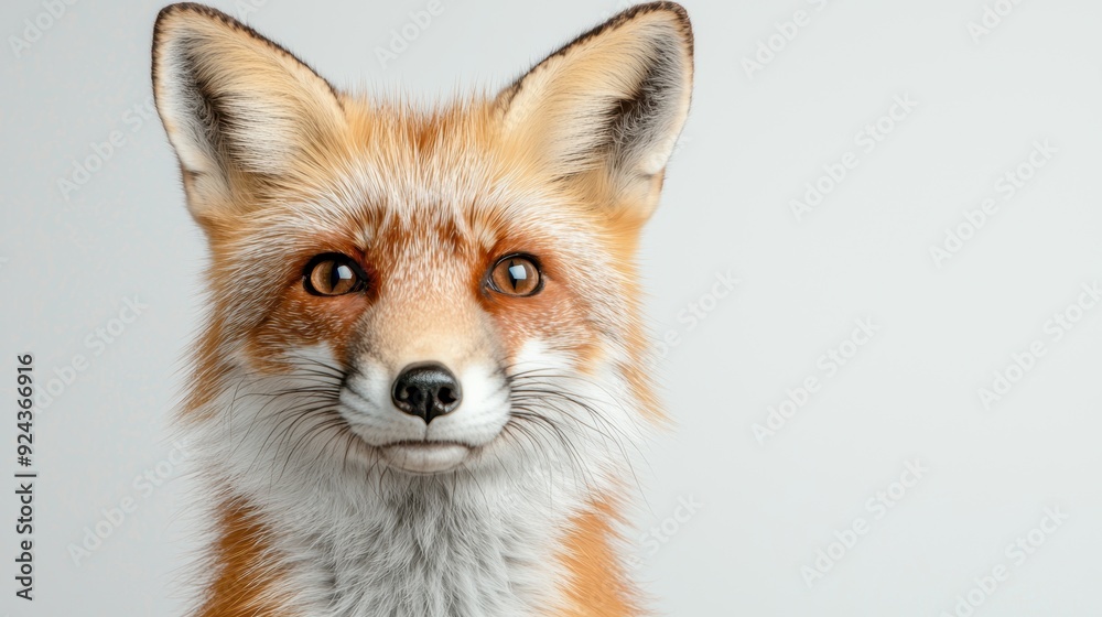 close-up portrait of a red fox close-up portrait of a red fox