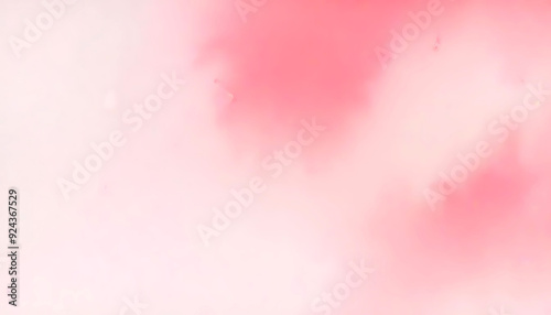 Pink and red watercolor painting with a pink background, Created With Generative AI