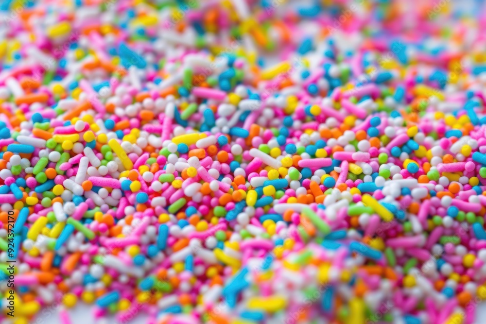 Sparkling Sprinkle Delight. High detailed plain background Sparkling Sprinkle Delight. High detailed plain background