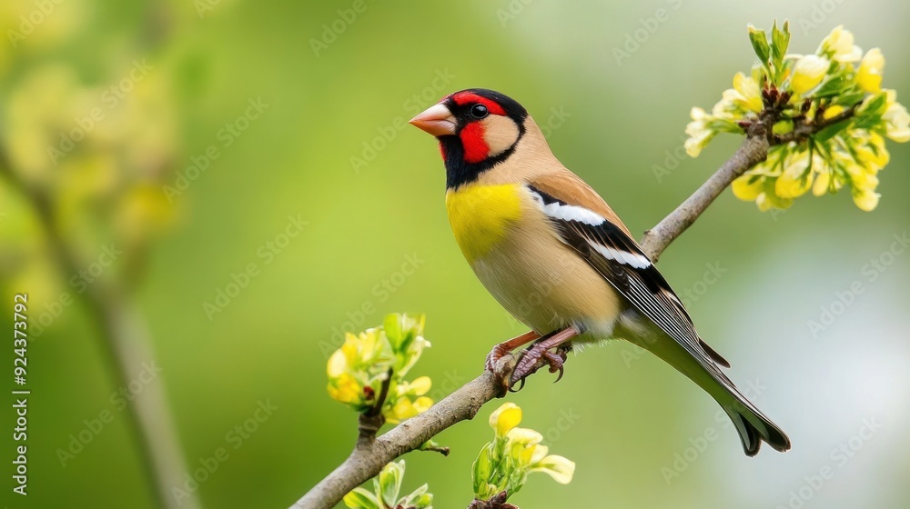 A Colorful Bird Perched on a Branch A Colorful Bird Perched on a Branch
