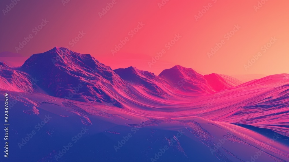 Fototapeta premium Abstract Surrealism. A weird backgrounds high detailed plain background concept