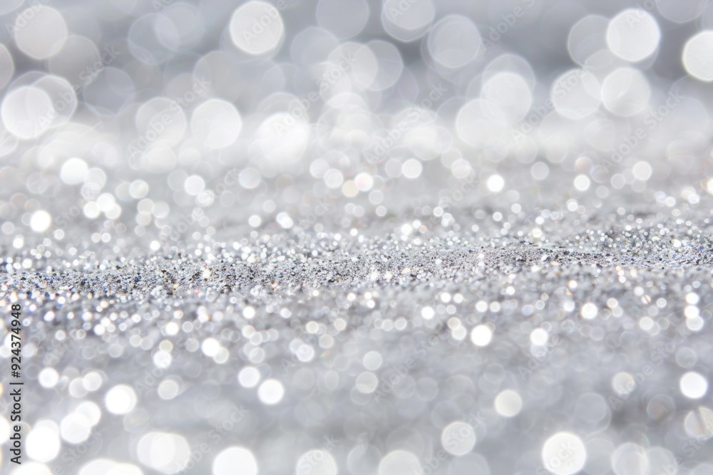 Sparkling Elegance. White Glitter Background Bling Concept Sparkling Elegance. White Glitter Background Bling Concept