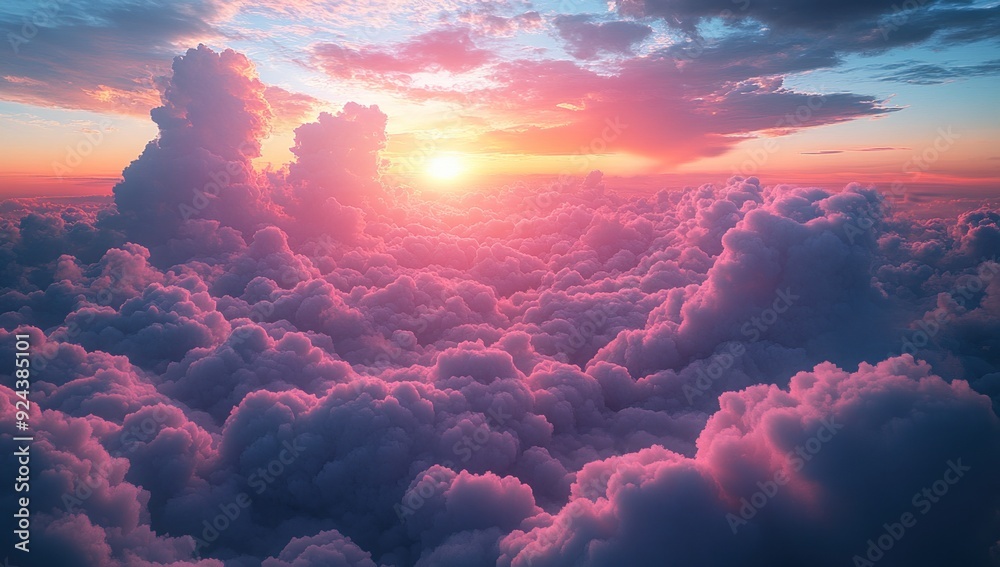 Sunset Above the Clouds Sunset Above the Clouds