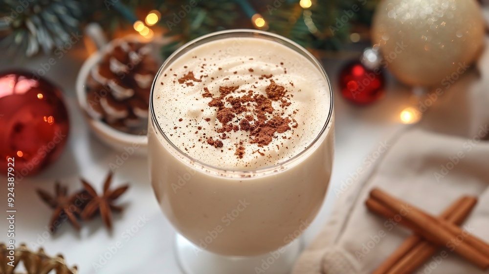 Festive Puerto Rican Coquito with Cinnamon Festive Puerto Rican Coquito with Cinnamon