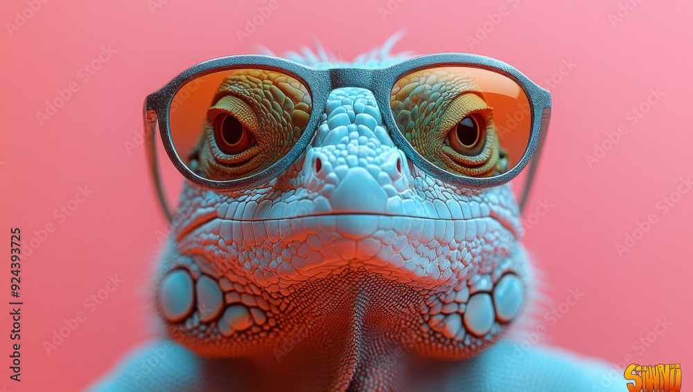 Cool Iguana with Sunglasses Cool Iguana with Sunglasses