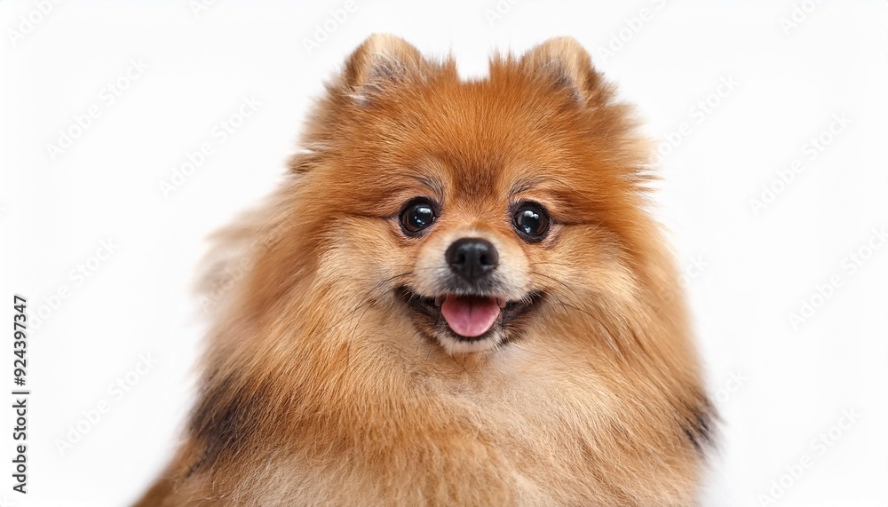 ポメラニアンのポートレート(Pomeranian portrait on white background)
ポメラニアンのポートレート(Pomeranian portrait on white background)