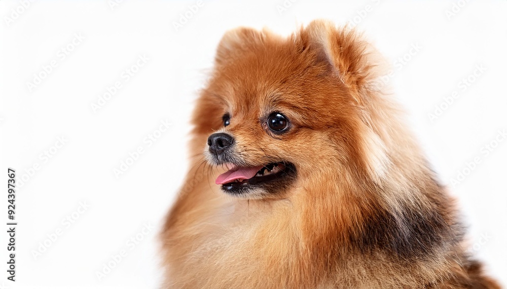ポメラニアンのポートレート(Pomeranian portrait on white background)
ポメラニアンのポートレート(Pomeranian portrait on white background)