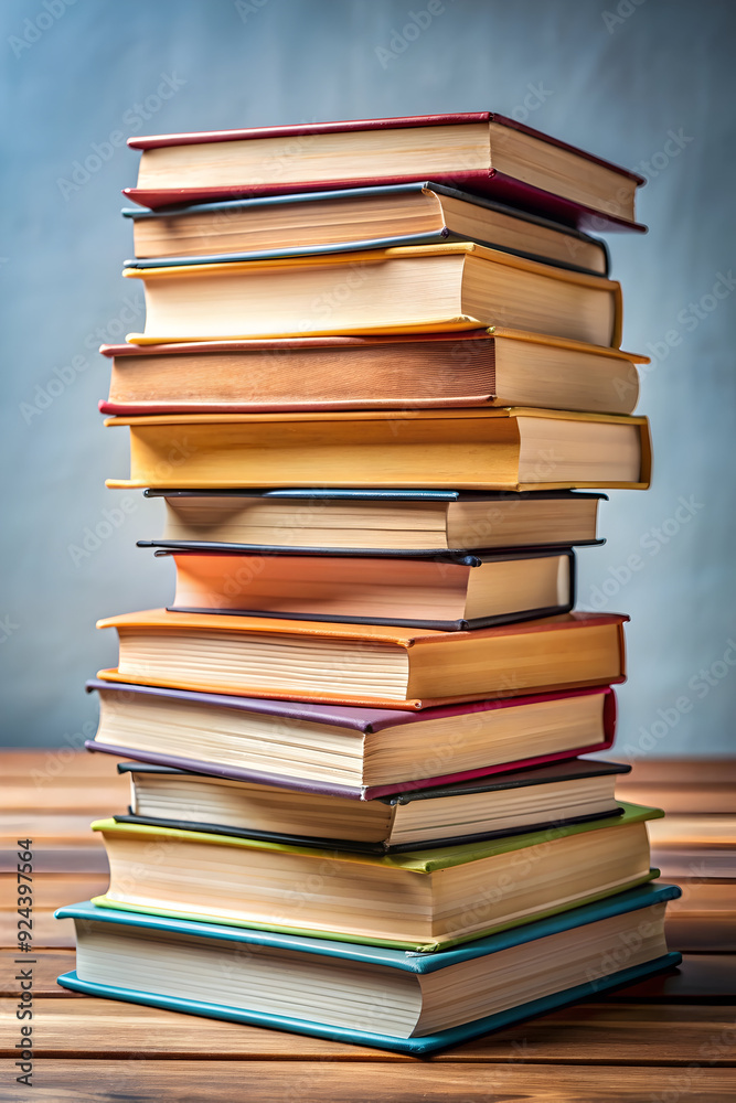 books stacked