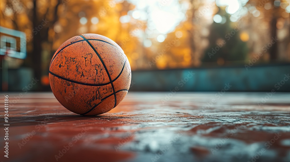 Energetic Basketball Game. Dynamic sports competition concept Energetic Basketball Game. Dynamic sports competition concept