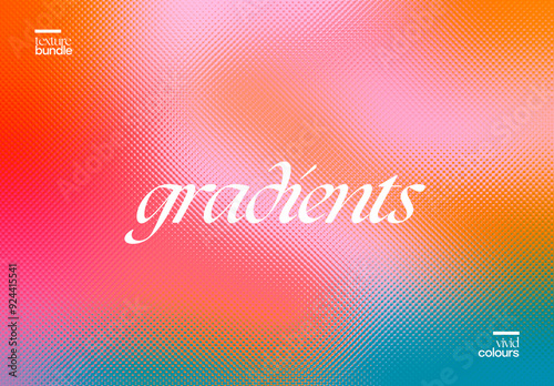 Colorful Gradient Texture Bundle