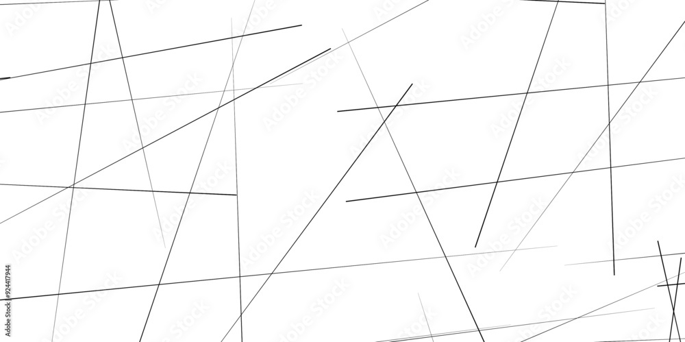 Random chaotic lines. Abstract geometric pattern. Outline monochrome texture. Seamless abstract background. Vector stripe, lines. Chaotic line pattern. Random chaotic lines. Abstract geometric pattern. Outline monochrome texture. Seamless abstract background. Vector stripe, lines. Chaotic line pattern.