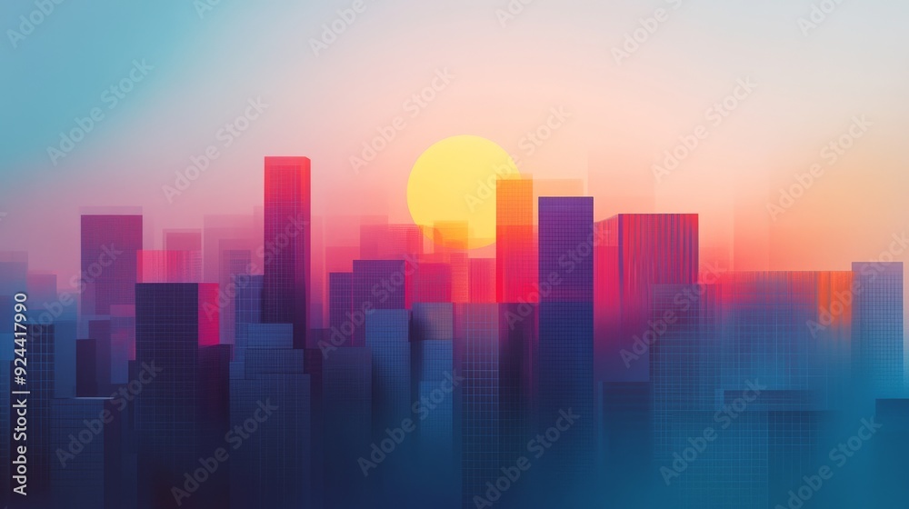 city at sunset city at sunset