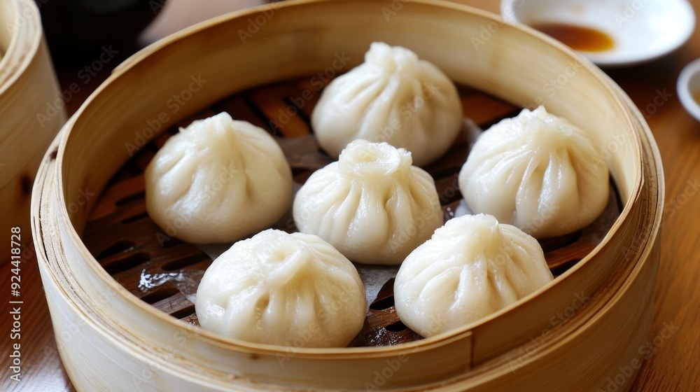Traditional Chinese Steamed Baozi Generative AI Traditional Chinese Steamed Baozi Generative AI