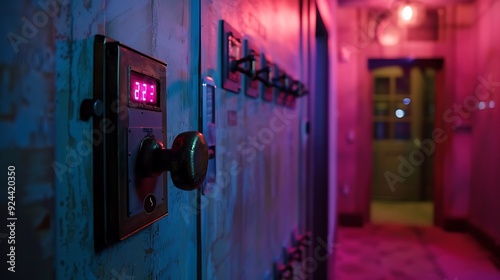 An escape room at quest has a coded lock