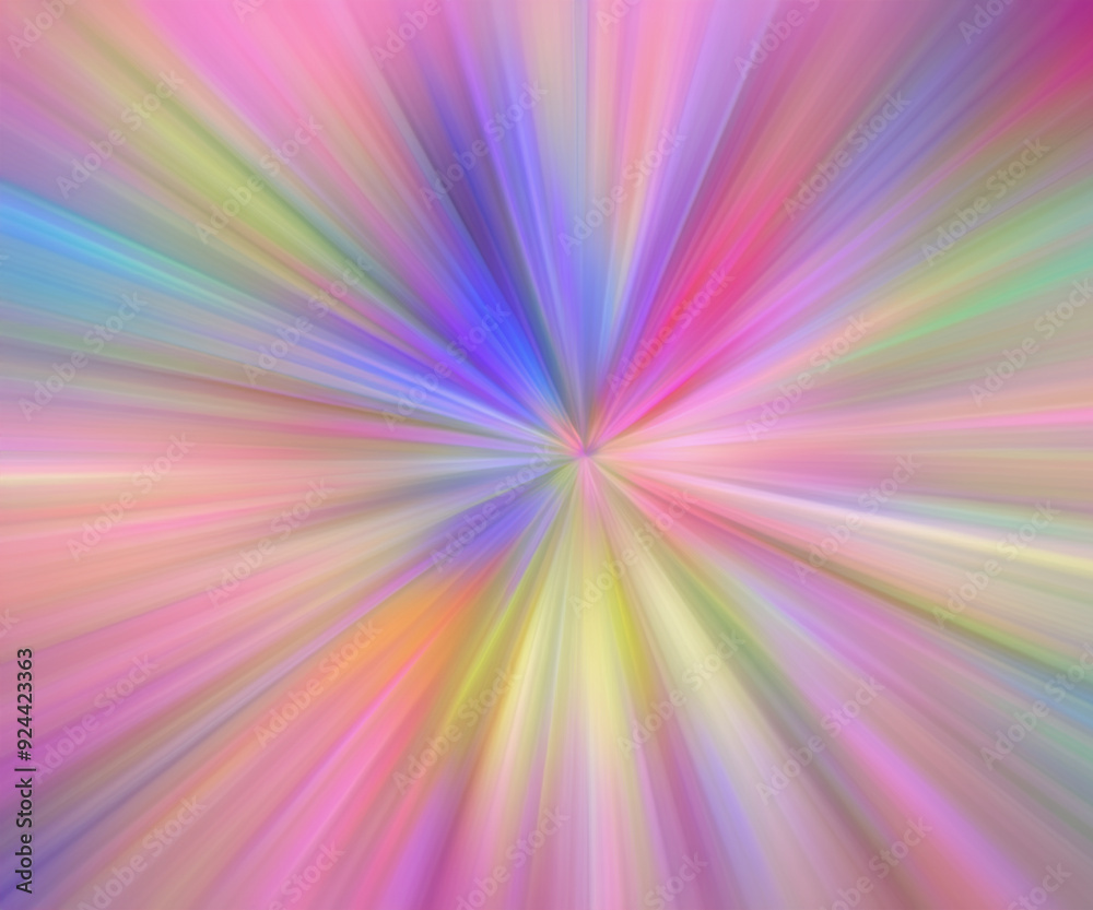 Fototapeta premium Soft carpet is pastel, Abstract Background Of sweet color Spin Circle Radial Motion Blur.