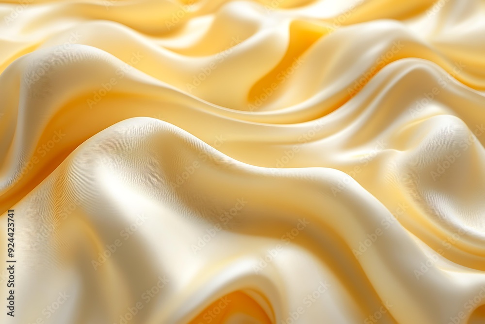 Golden satin fabric draped in smooth, flowing folds, creating a luxurious, elegant texture, Ideal for backgrounds, fashion, and design projects, emphasizing opulence and sophistication, Golden satin fabric draped in smooth, flowing folds, creating a luxurious, elegant texture, Ideal for backgrounds, fashion, and design projects, emphasizing opulence and sophistication,