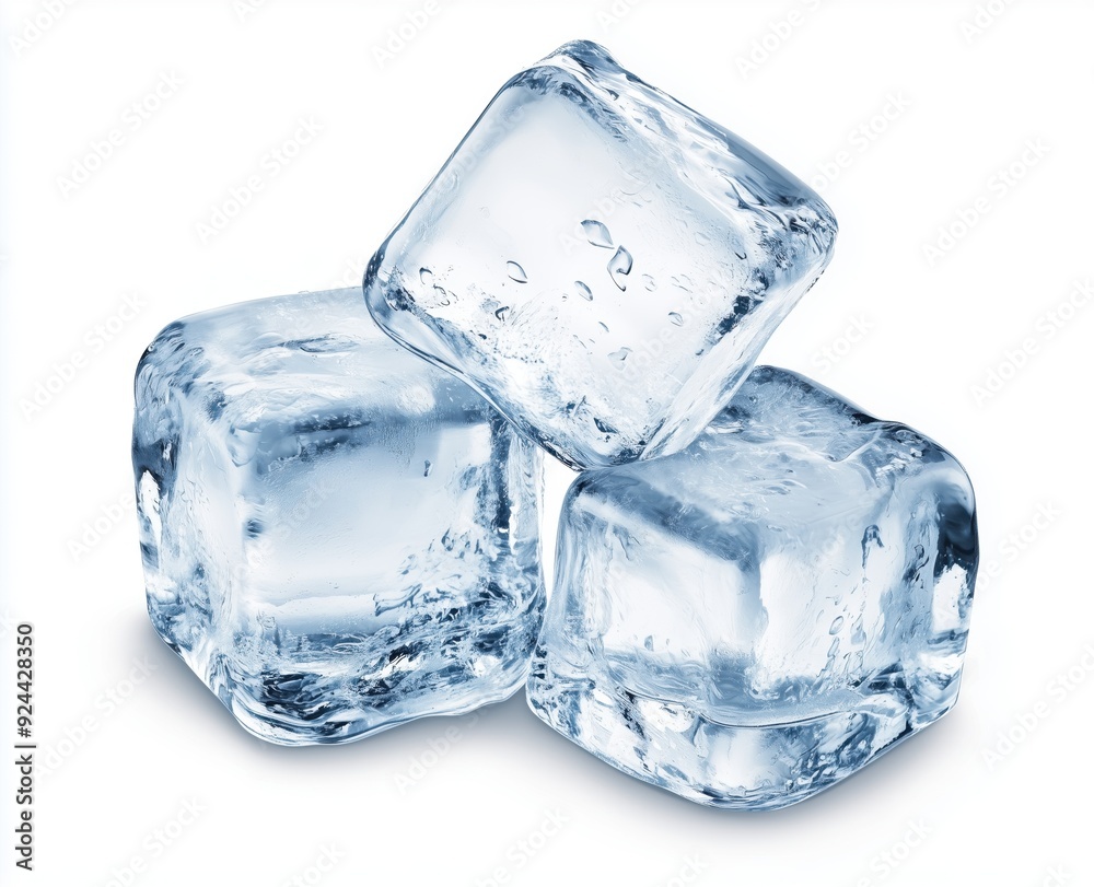 Obraz premium ice cube background
