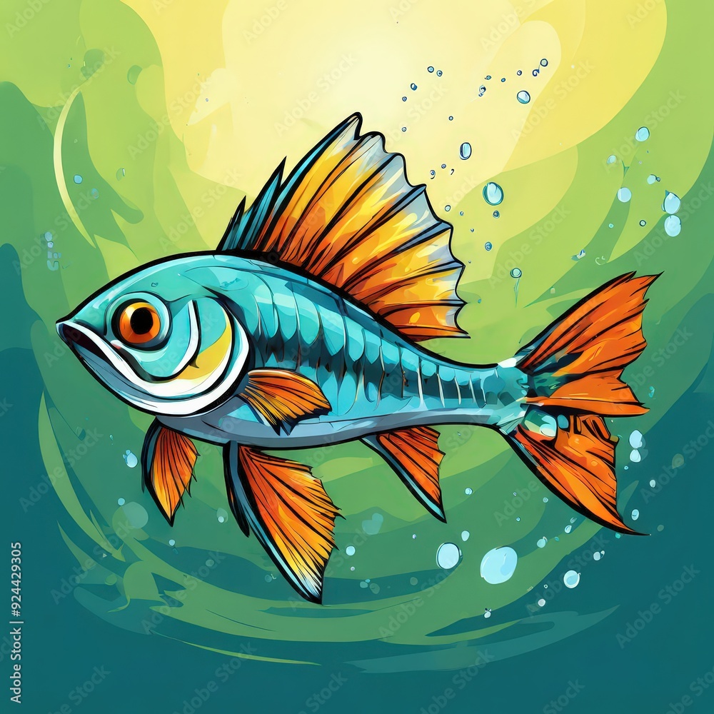 the AI Image Generator, fish in aquarium the AI Image Generator, fish in aquarium