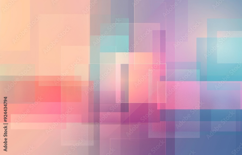 A colorful abstract background with squares of different colors by AI generated image A colorful abstract background with squares of different colors by AI generated image