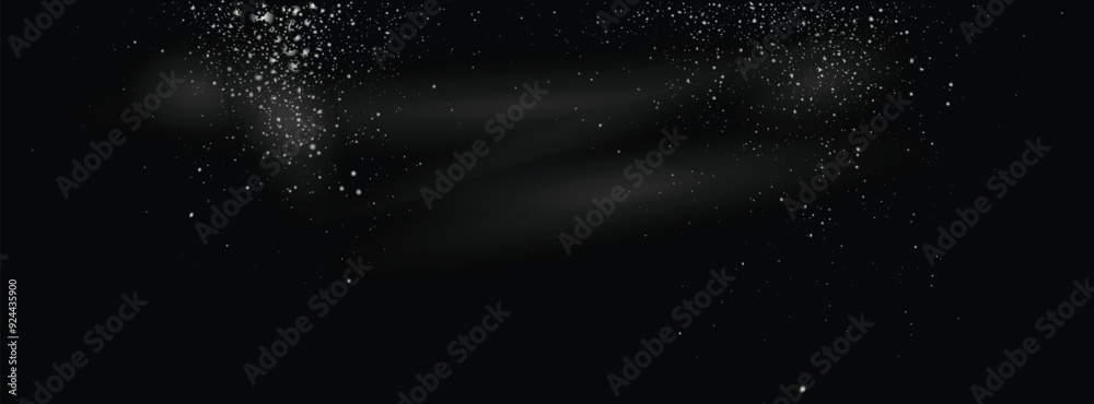 Obraz premium Falling snow light snowfall snowflakes background